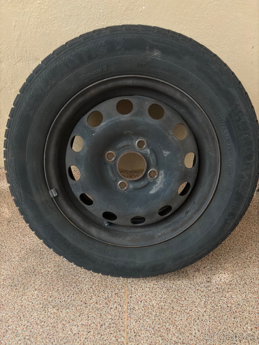 Letné pneu na plechoch 185/65 R14