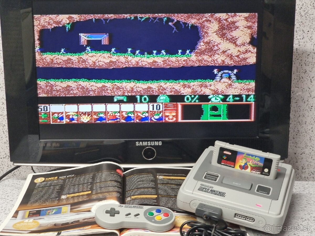 SNES - HRA LEMMINGS ( SUPER NINTENDO)