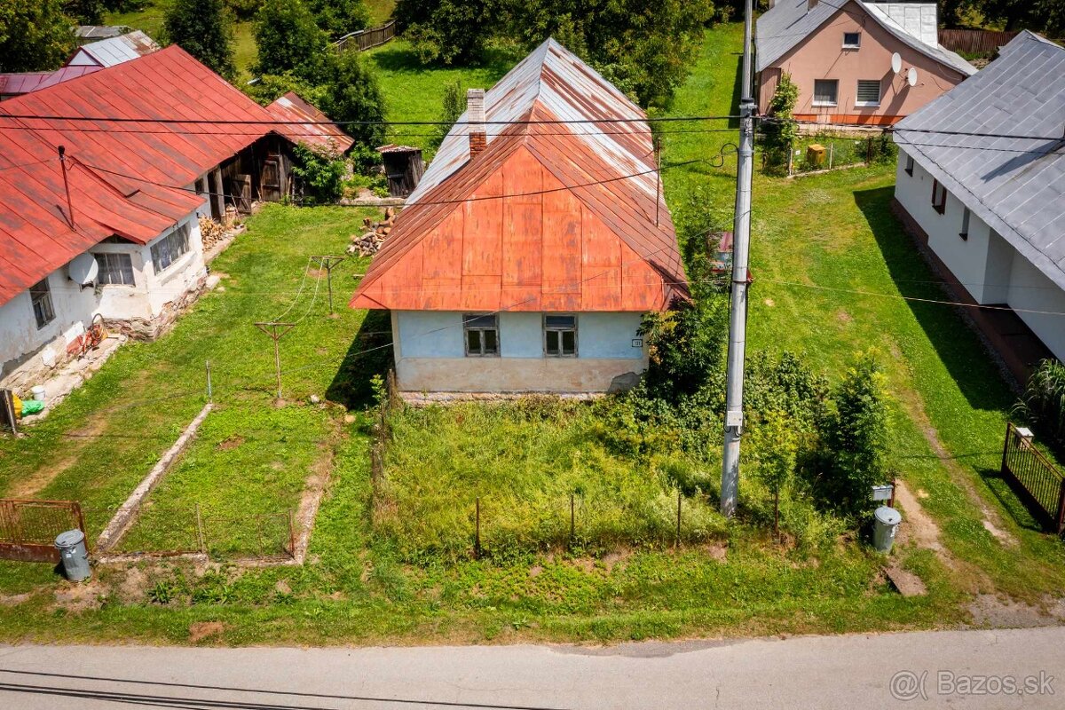 Exkluzívna ponuka : Chalúpka v obci Čertižné