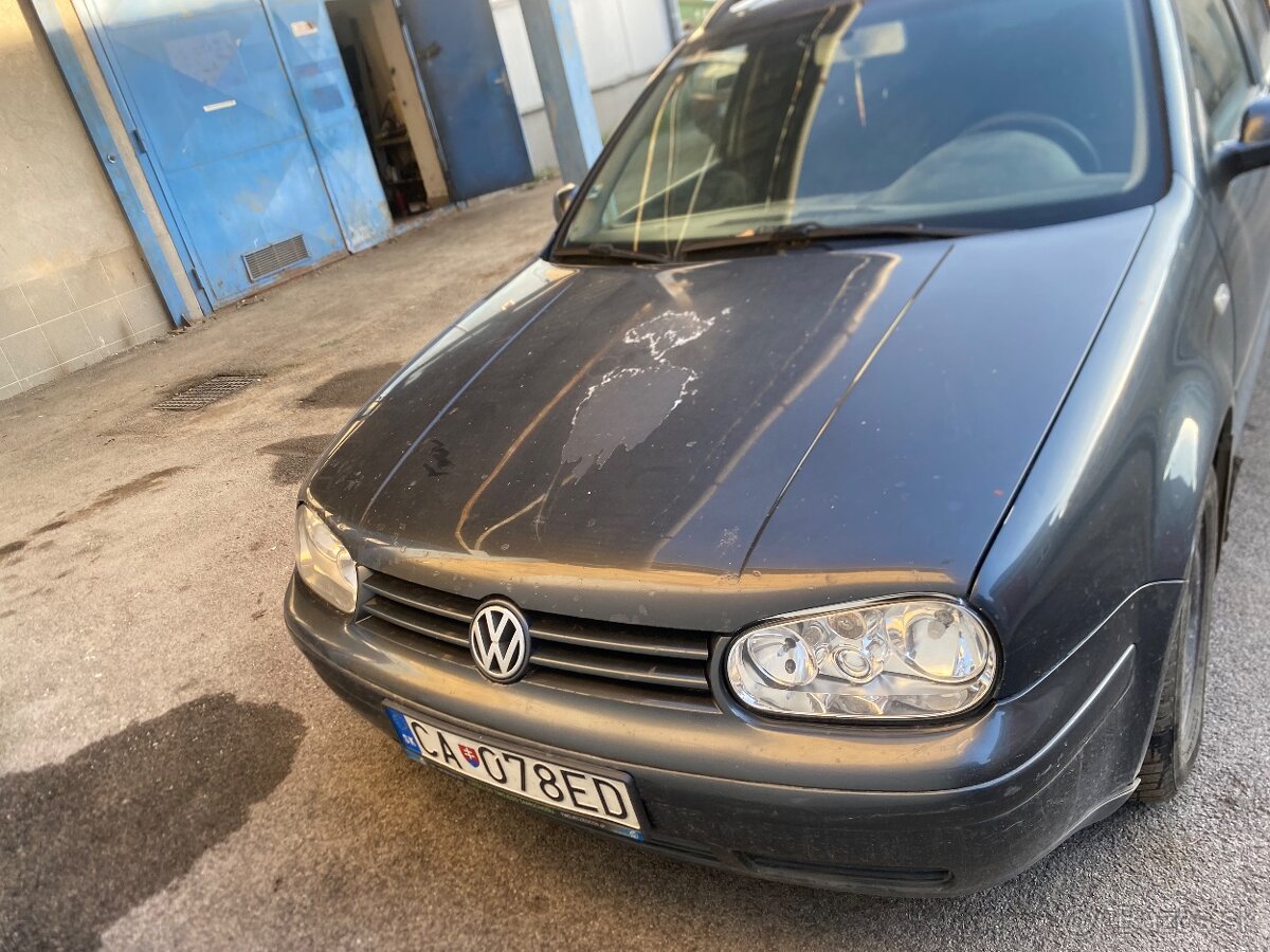 Volkswagen golf iv 1.9 tdi rozpredma na nahradne diely