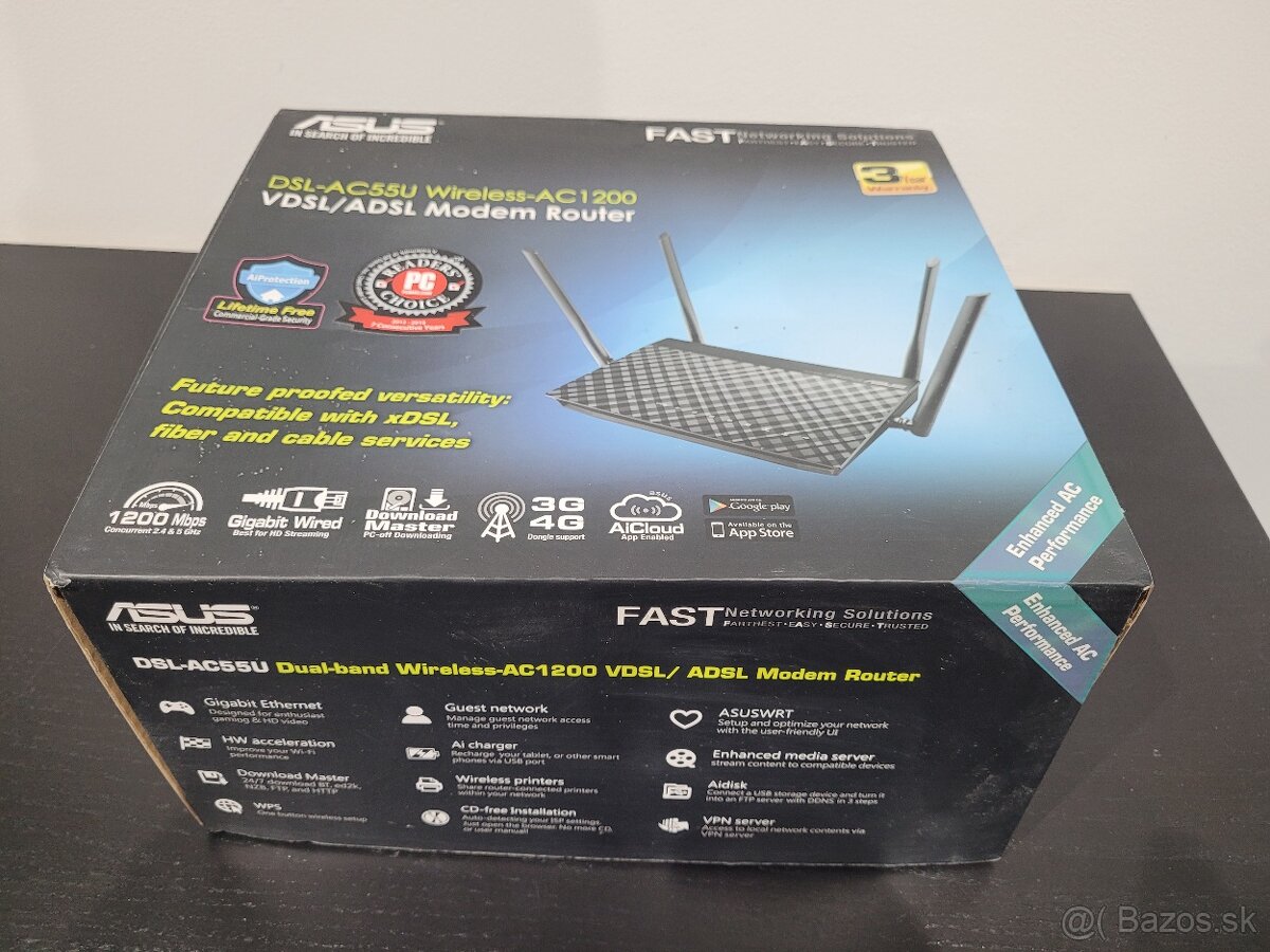 Asus DSL-AC55U Wi-Fi router ADSL VDSL2