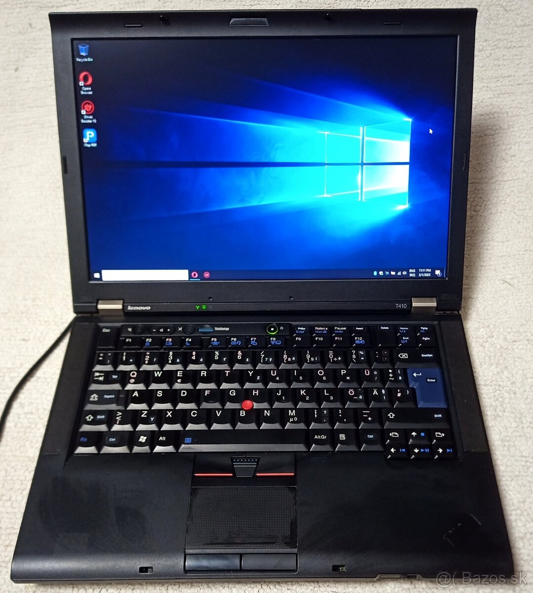 Lenovo T410, Intel i5, SSD 120GB, 8GB, DisplayPort, Win10