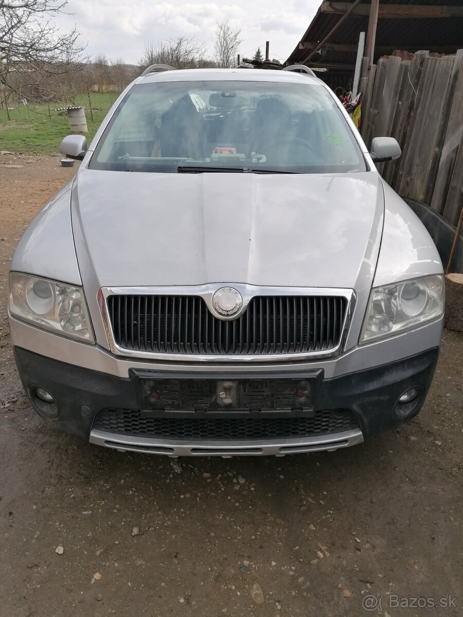 Skoda octavia 2 scout na diely