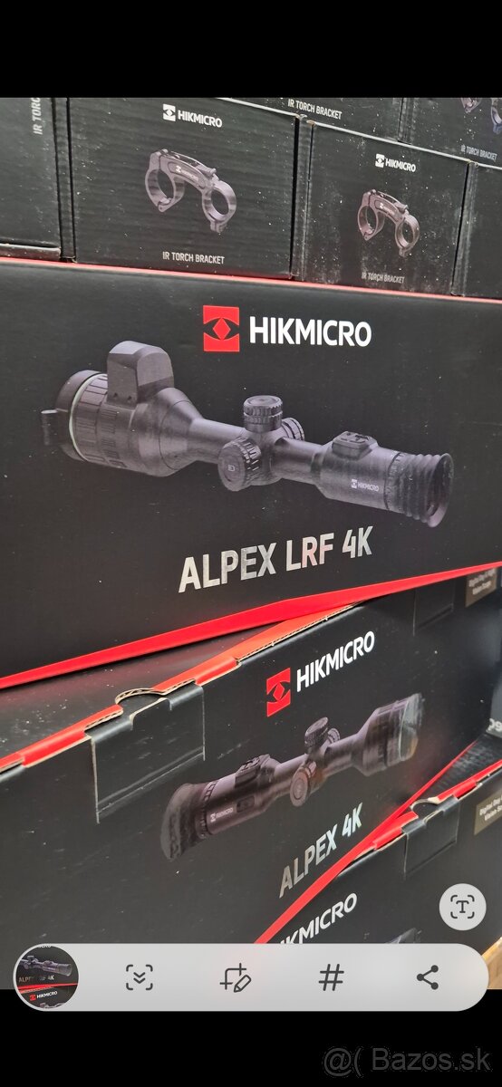 HIKMICRO ALPEX 4K LRF A50EL LRF s dialkomerom