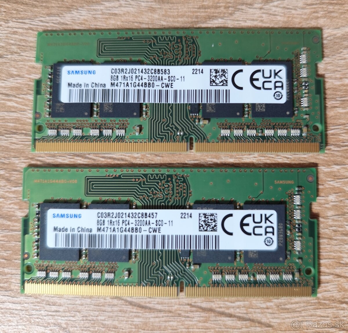 2x8GB 16GB DDR4 3200MHz  SODIMM