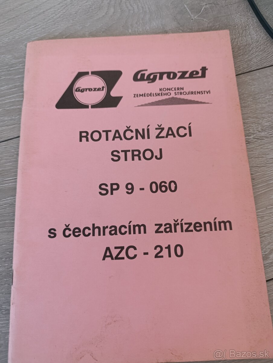 Predám katalóg bubnovu kosačku  a obracac sena