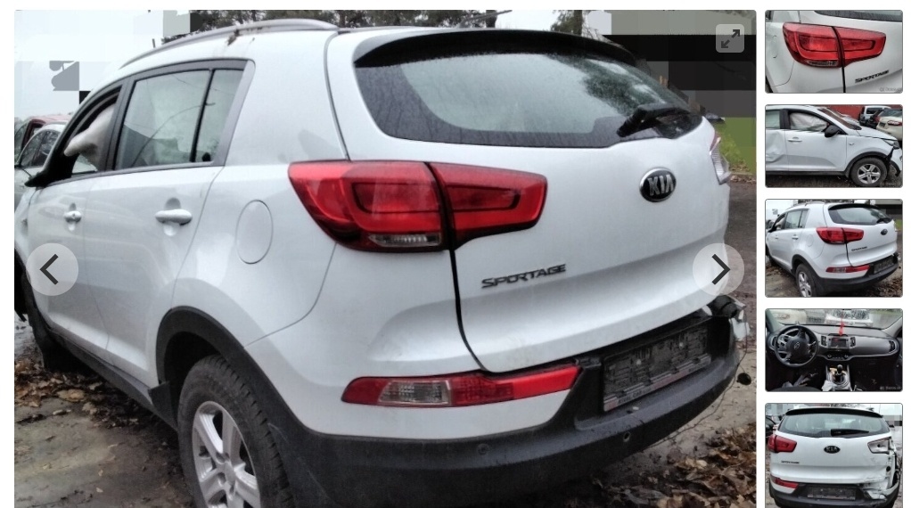 KIA SPORTAGE 1.6 GDI 2015 rozpredám  predám PRAVÉ DVERE PRED