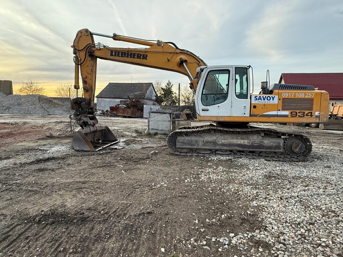 Pásové rýpadlo Liebherr R934C HDS 16.500 MTH