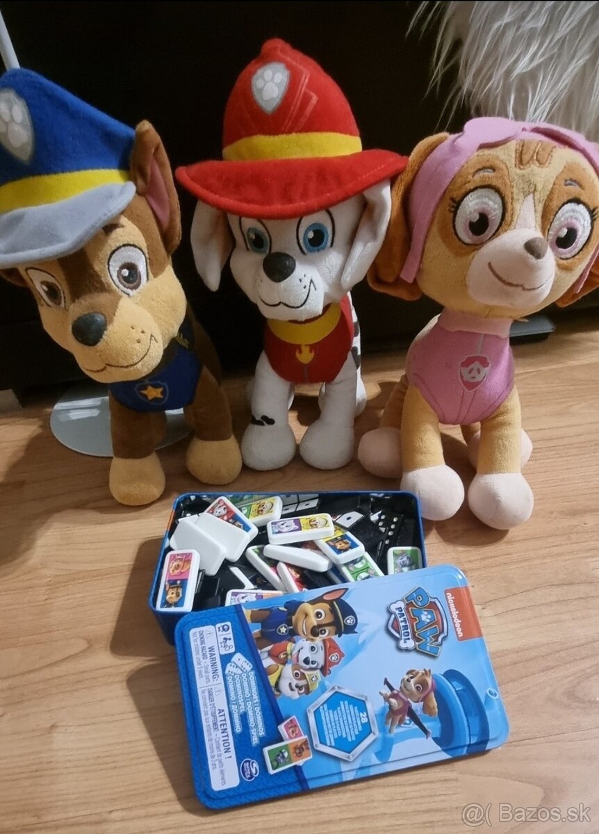 Paw patrol plysaky,domino