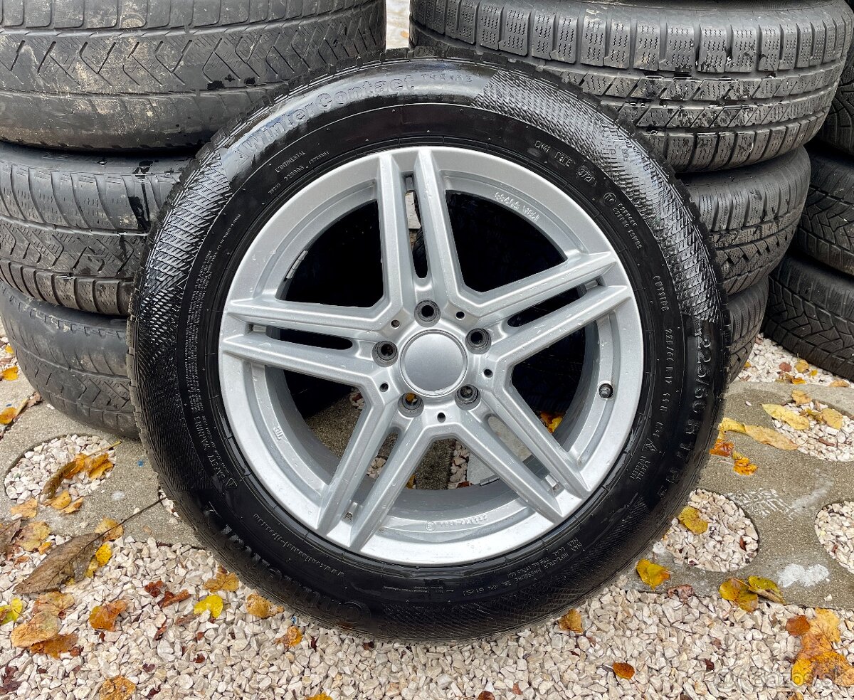 5x112 R17 225/60 4x zimné Continetal