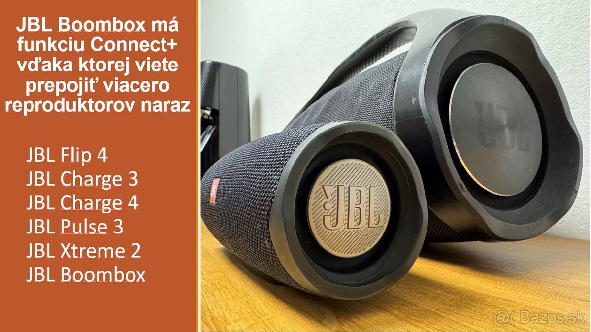 Predám reproduktor JBL Boombox 1 s nabijačkou a 2 bateriami