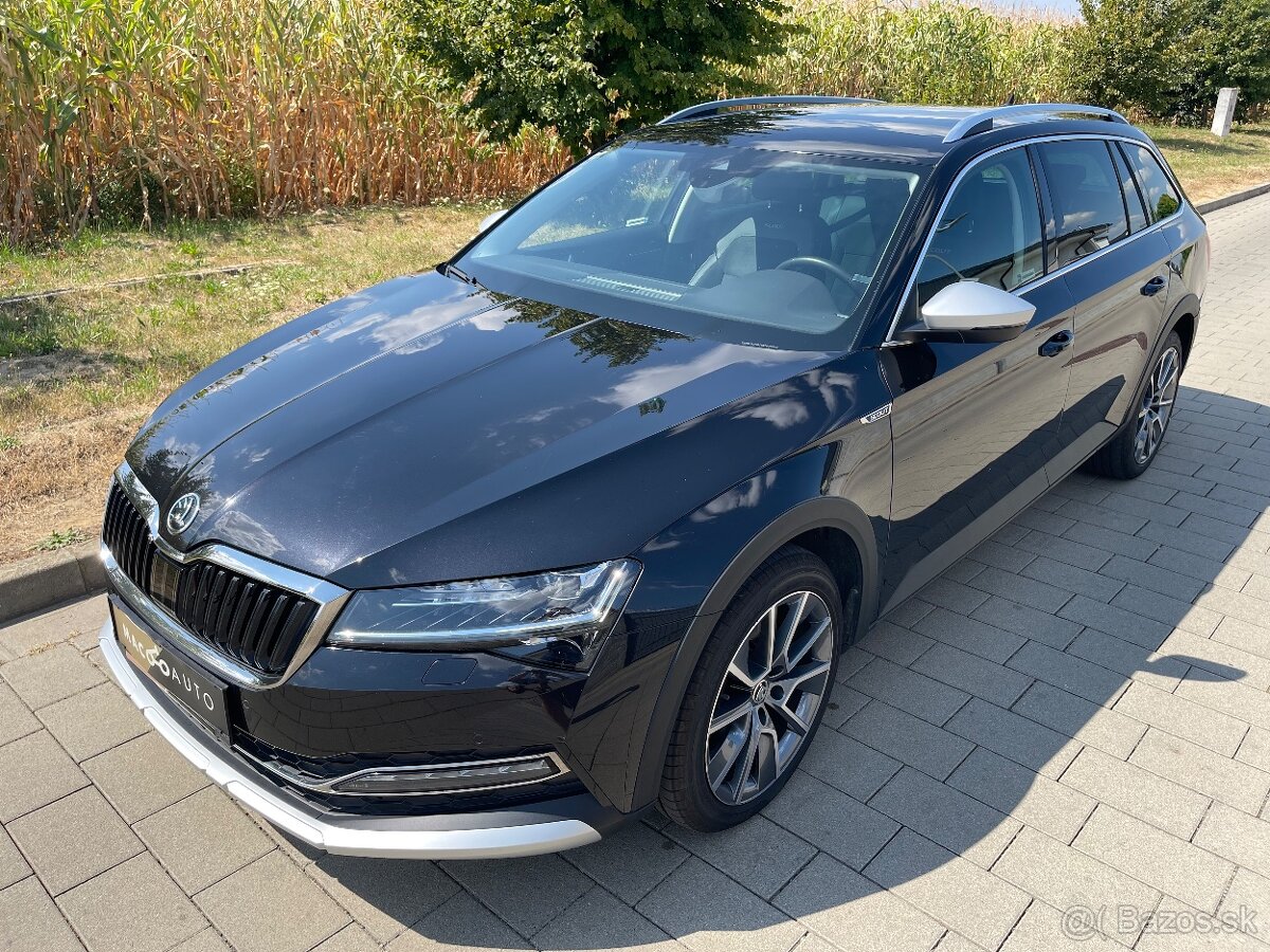 Škoda Superb SCOUT 2,0tdi 147kw 4x4 DSG 2021 DPH 95tis km