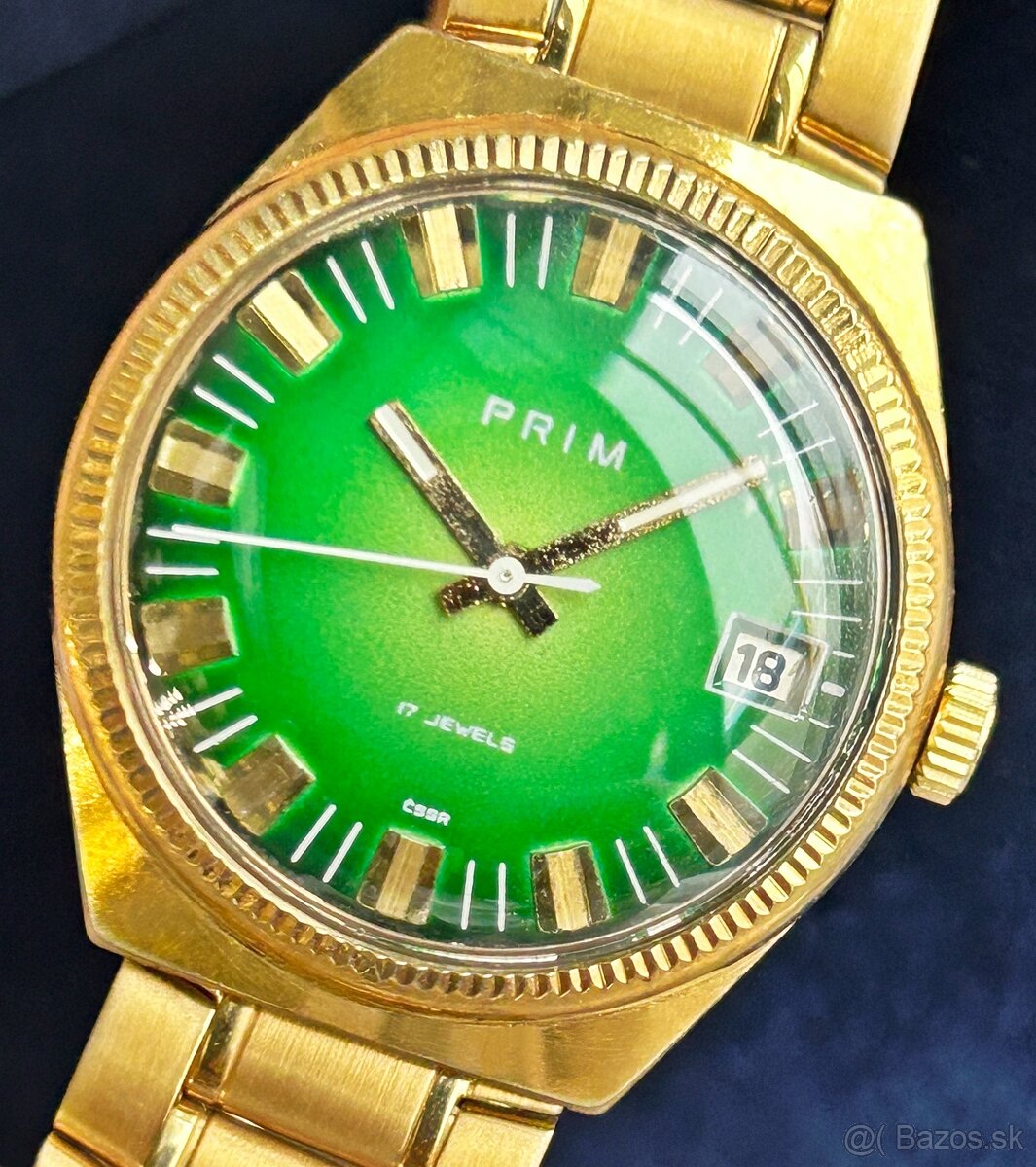 Československé Retro Vintage hodinky PRIM Ala Rolex (Z)