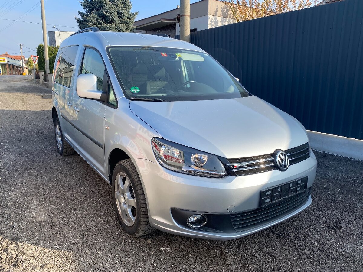 VW Caddy 4Motion ( 4x4 ) 2.0TDi 103kW DSG, r.v.:2014