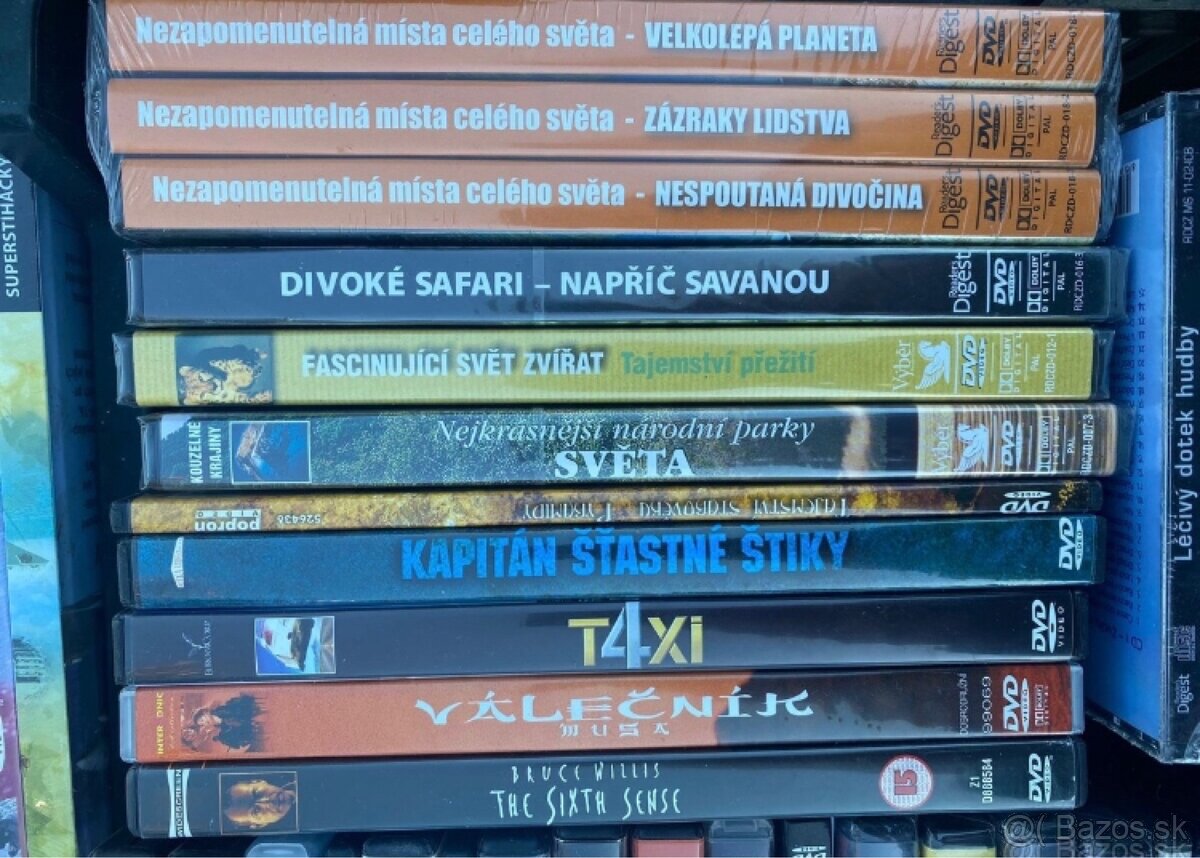 DVDčka mix 55 kúskov za 20€ vrátane doručenia