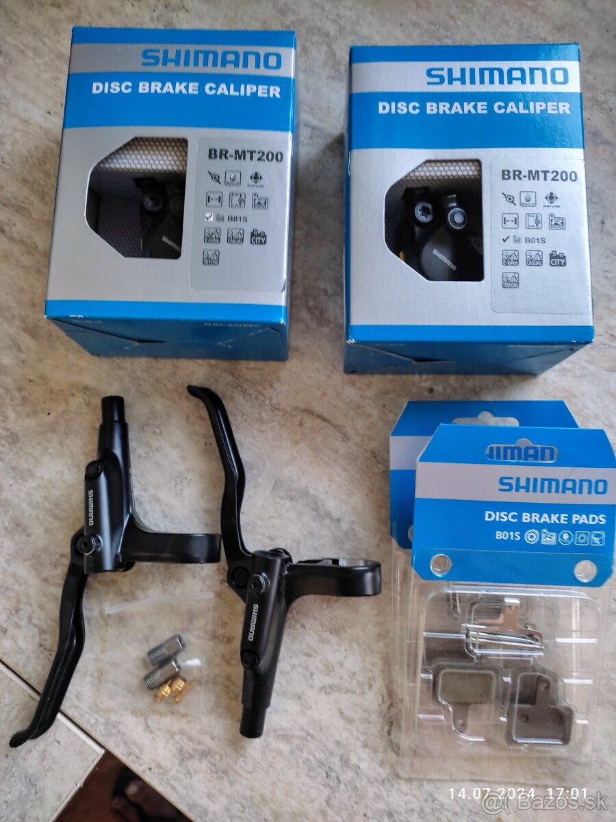 Shimano hydraulické brzdy NOVE