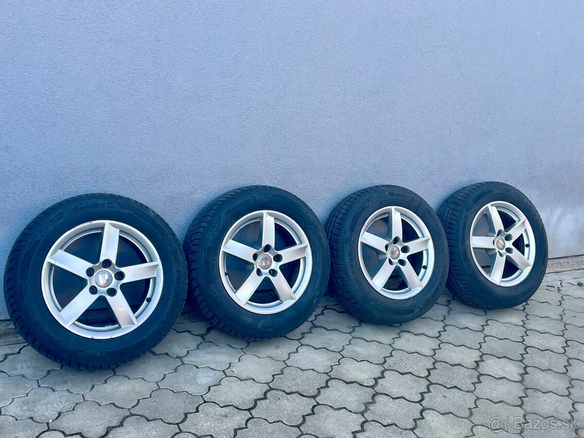 5x112r16 et-33 7,5j. ORIGINAL KOVANE KOLESA 215/60 ZIMNE