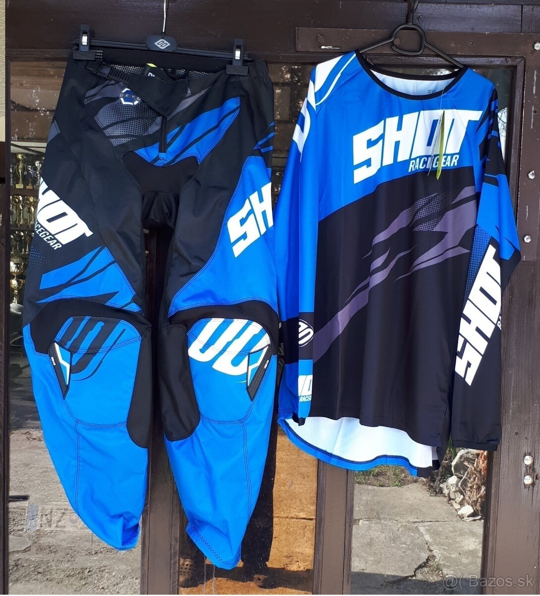 shot komplet modrý pre enduro a motocross