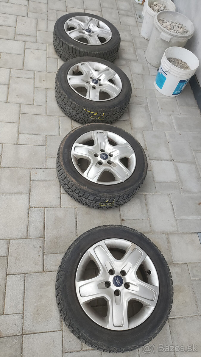 Plechové disky Ford 5x108 R16 zimné pneumatiky / letné