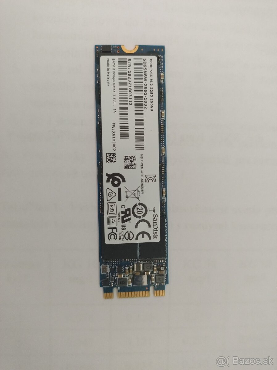 Ssd SanDisk x600 256gb