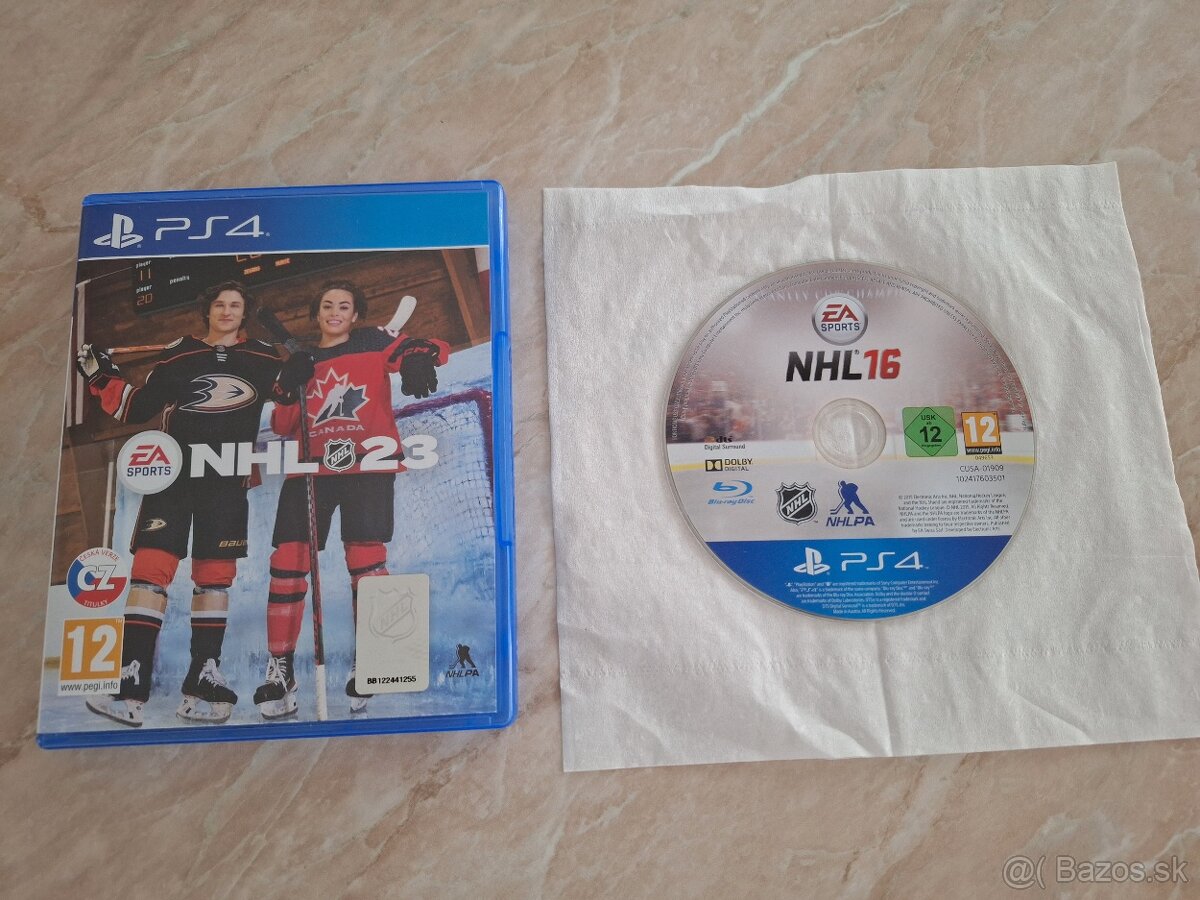 NHL 23 + NHL 16 PS4