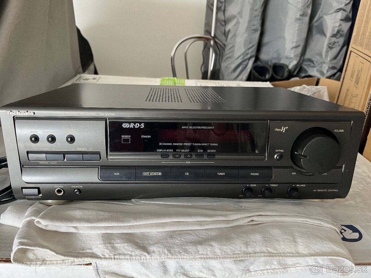 Technics SA-EX100 Receiver s Rádiom a extra reproduktormi