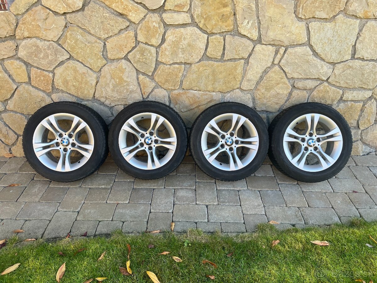 Disky BMW 7 J x 16 + pneumatiky 205/55 R16 zimne