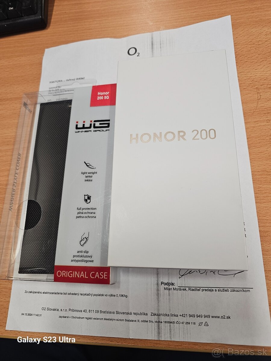 HONOR 200 12GB/512GB DUAL  5G NOVÝ ZÁRUKA +DARČEK