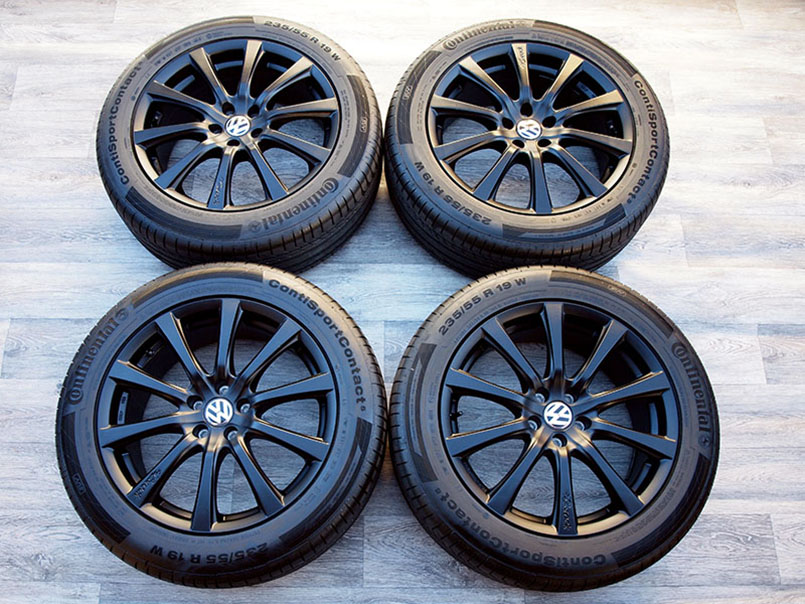 ►►19" 5x112 = VOLKSWAGEN ČERNÉ ►► LETNÍ NOVÉ