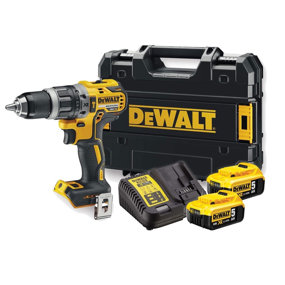 DEWALT DCD796P2 Z PRÍKLEPOM 2X BATERIA 5.0Ah KUFRÍK JE TO V