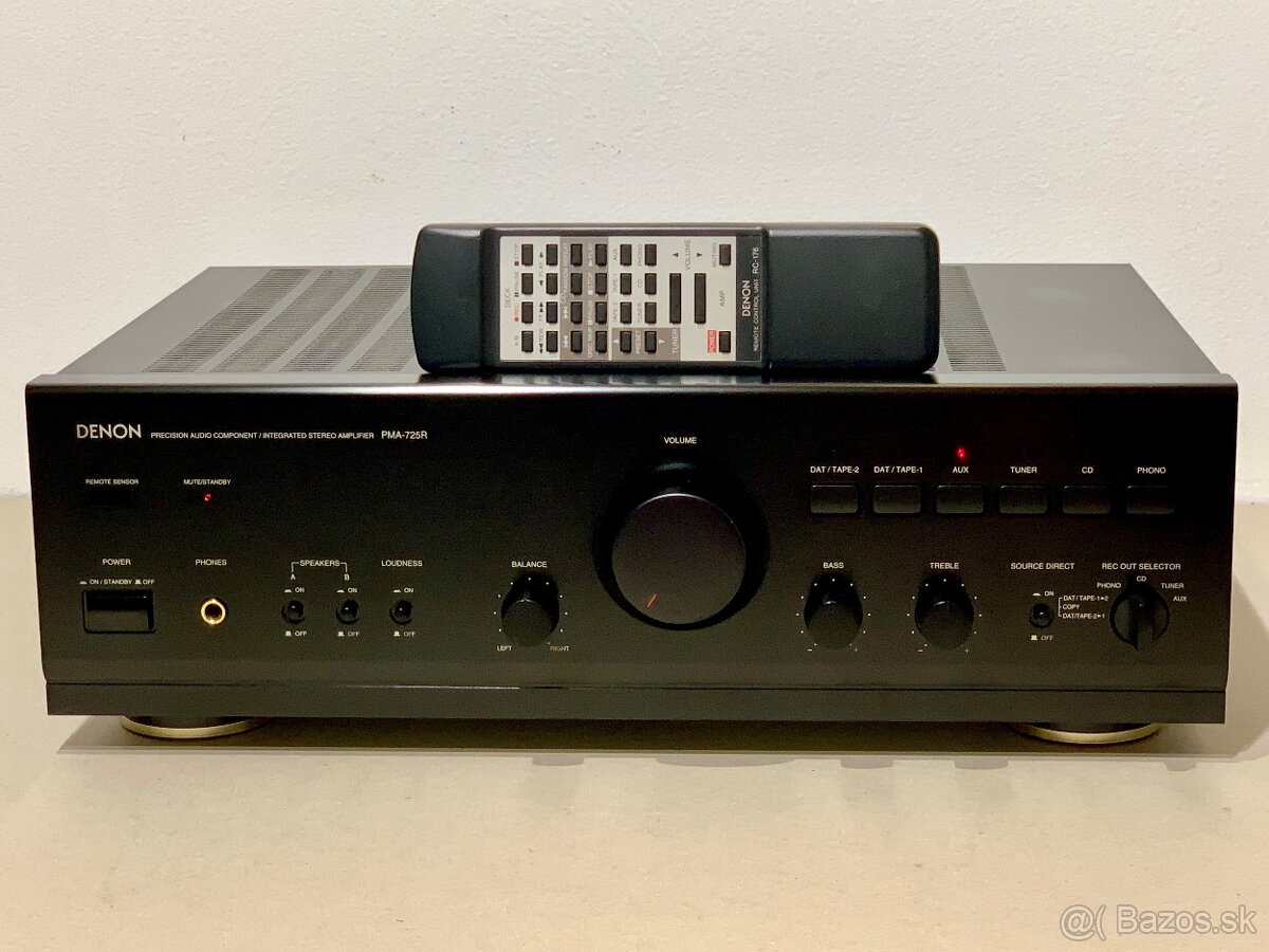 Rezervovane. DENON PMA-725R …. Integrovaný Stereo Zosilňovač