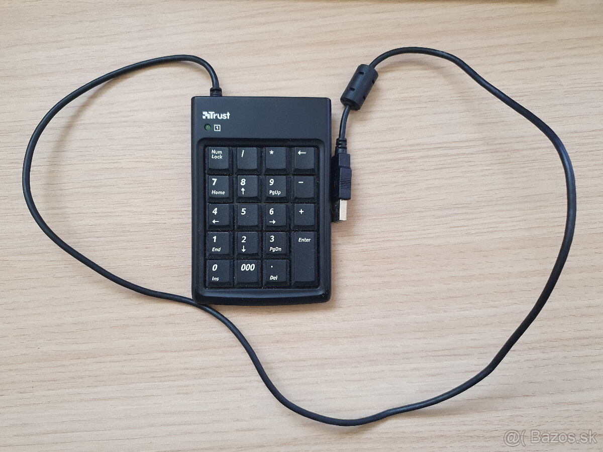 Trust Numeric Keypad & USB Hub KP-1200p