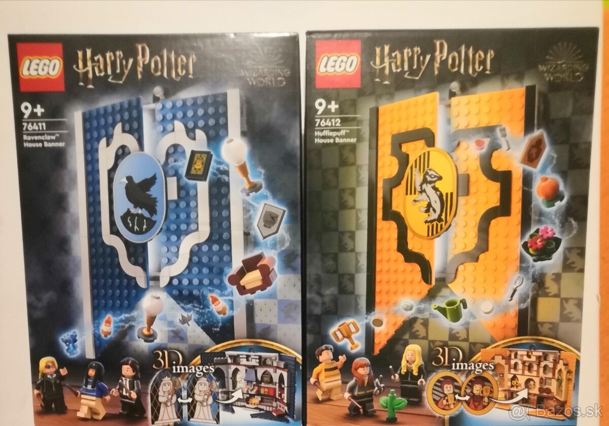 Lego Harry Potter Erby - učebne 76411, 76412 nové neotvorené