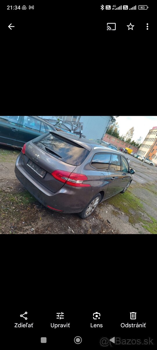 Peugeot 308 T9 1,6 hdi