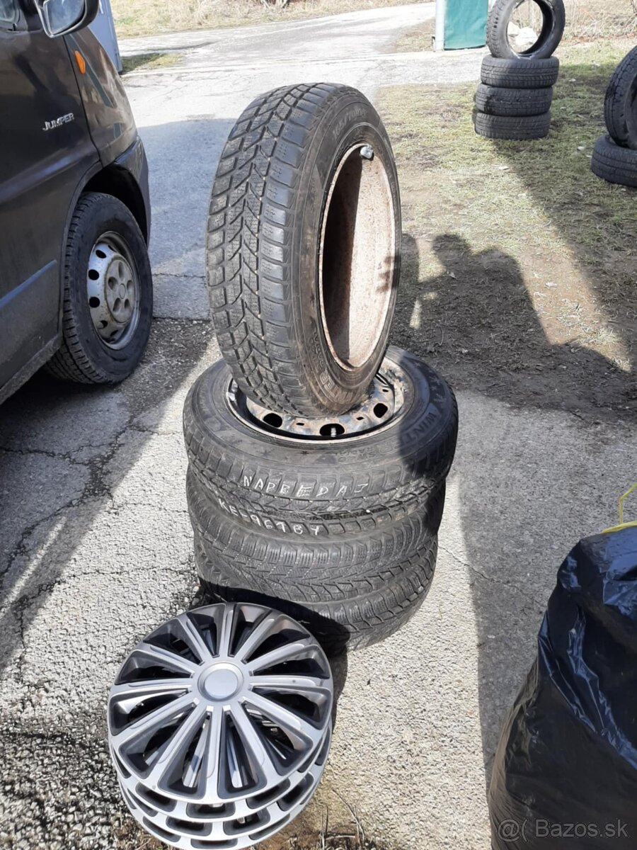 5x100R14. 165/70R14. 81T. Zimné