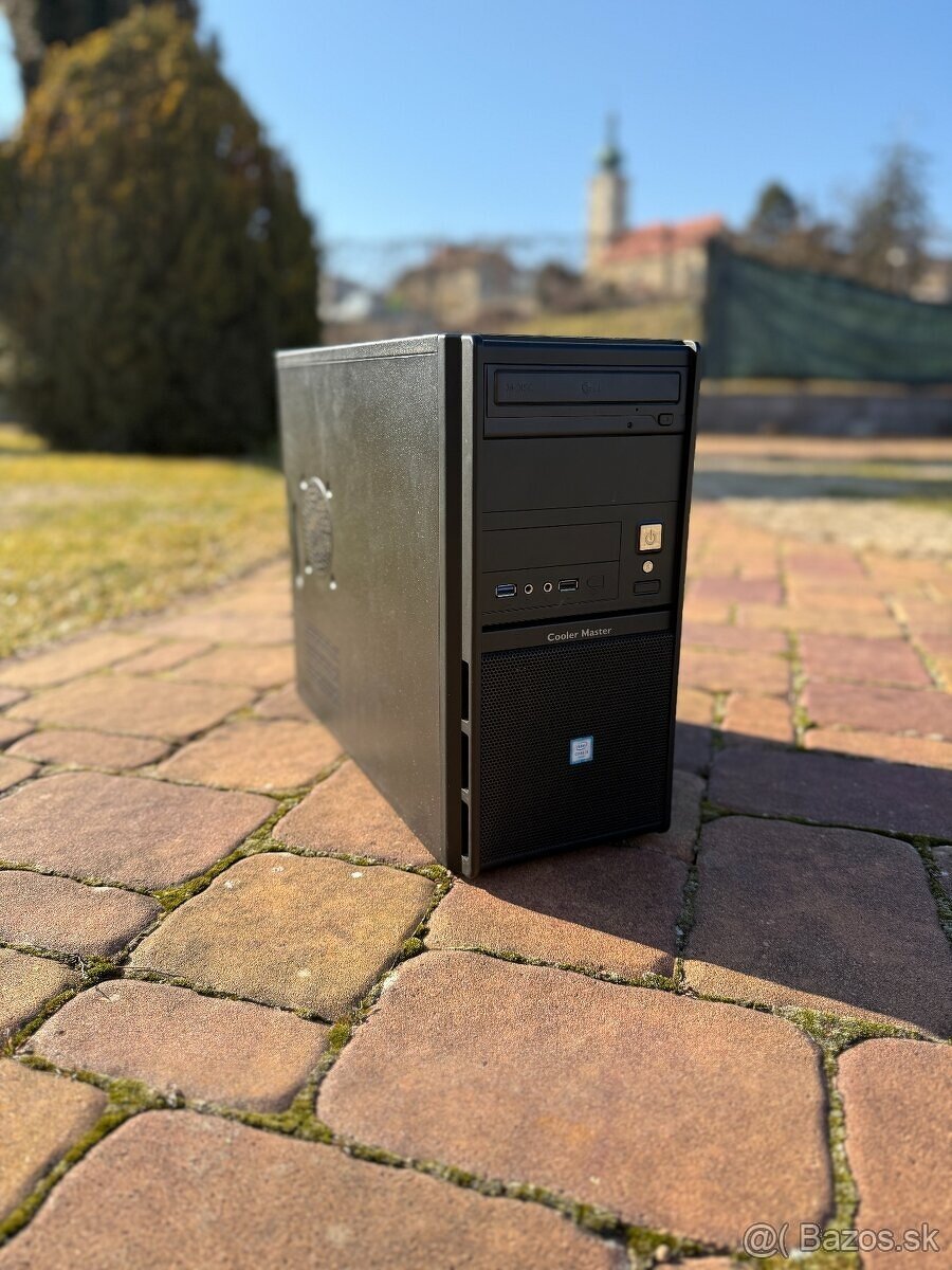 PC - i3-6100,HD 530, 8GB RAM, 256GB SSD+500GB HDD, 400W, W10