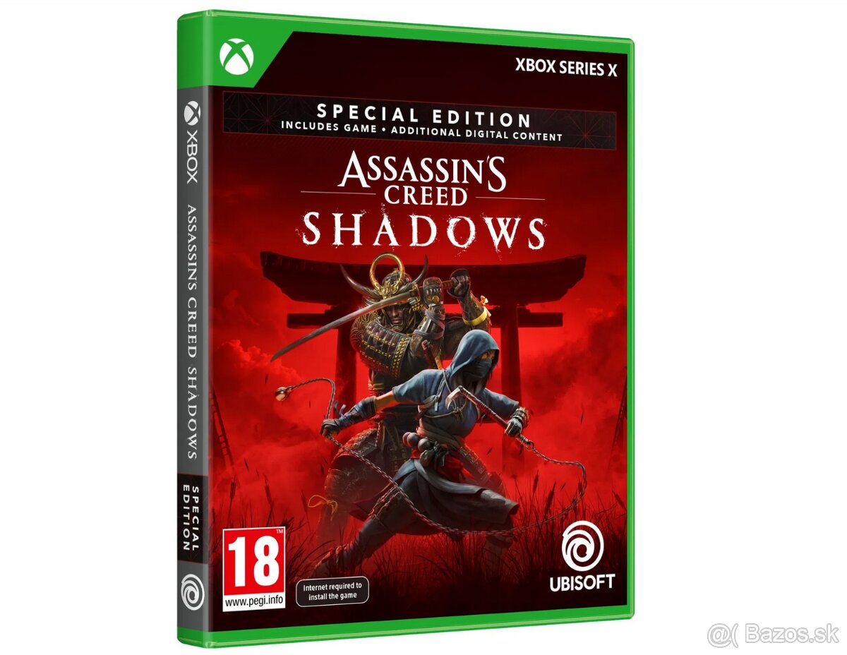 ASSASSINS CREED SHADOWS / X BOX SERIES X/S    2DVD