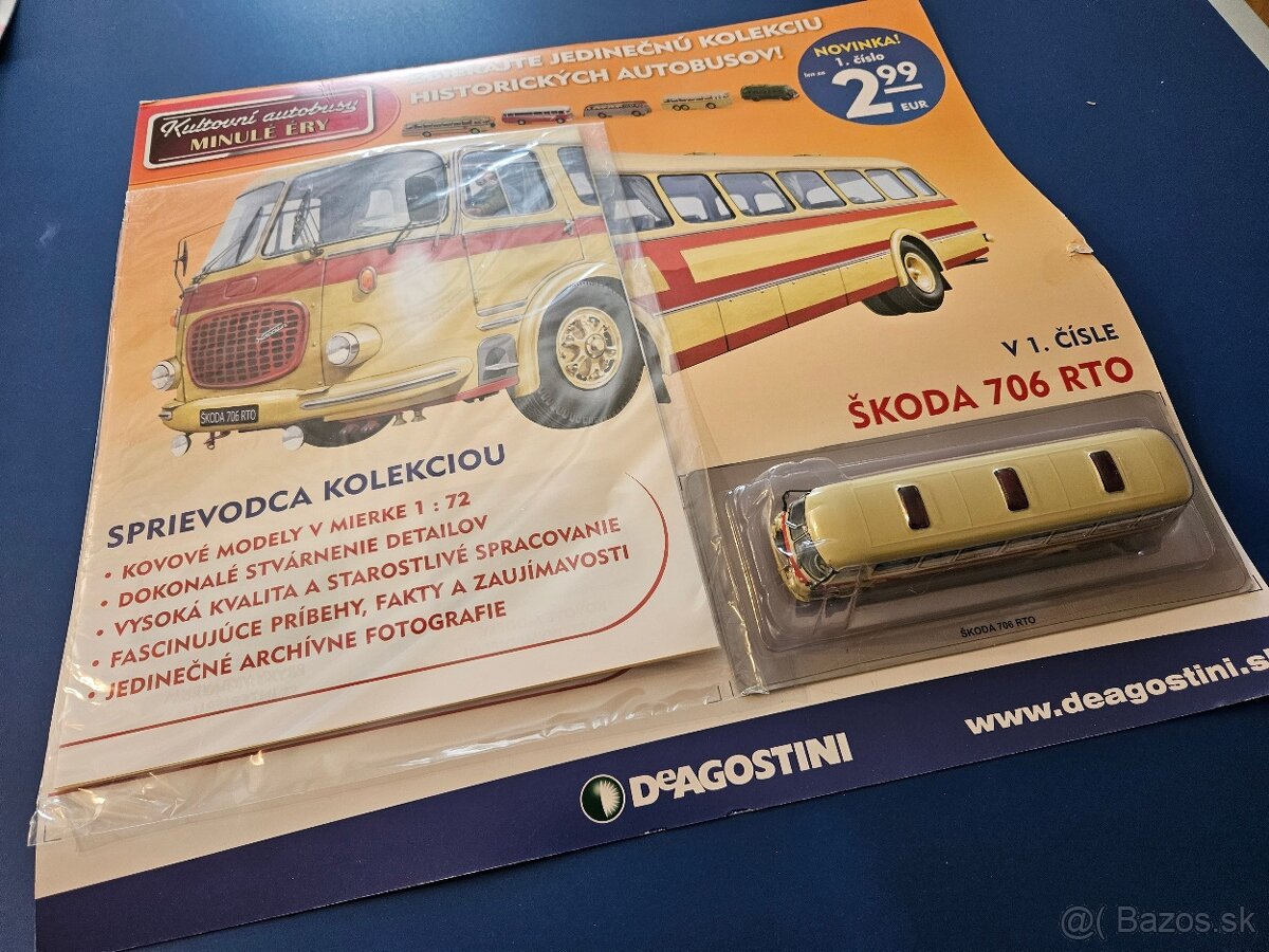 DeAgostini Škoda 706 RTO Kultovní autobusy #1 1:72