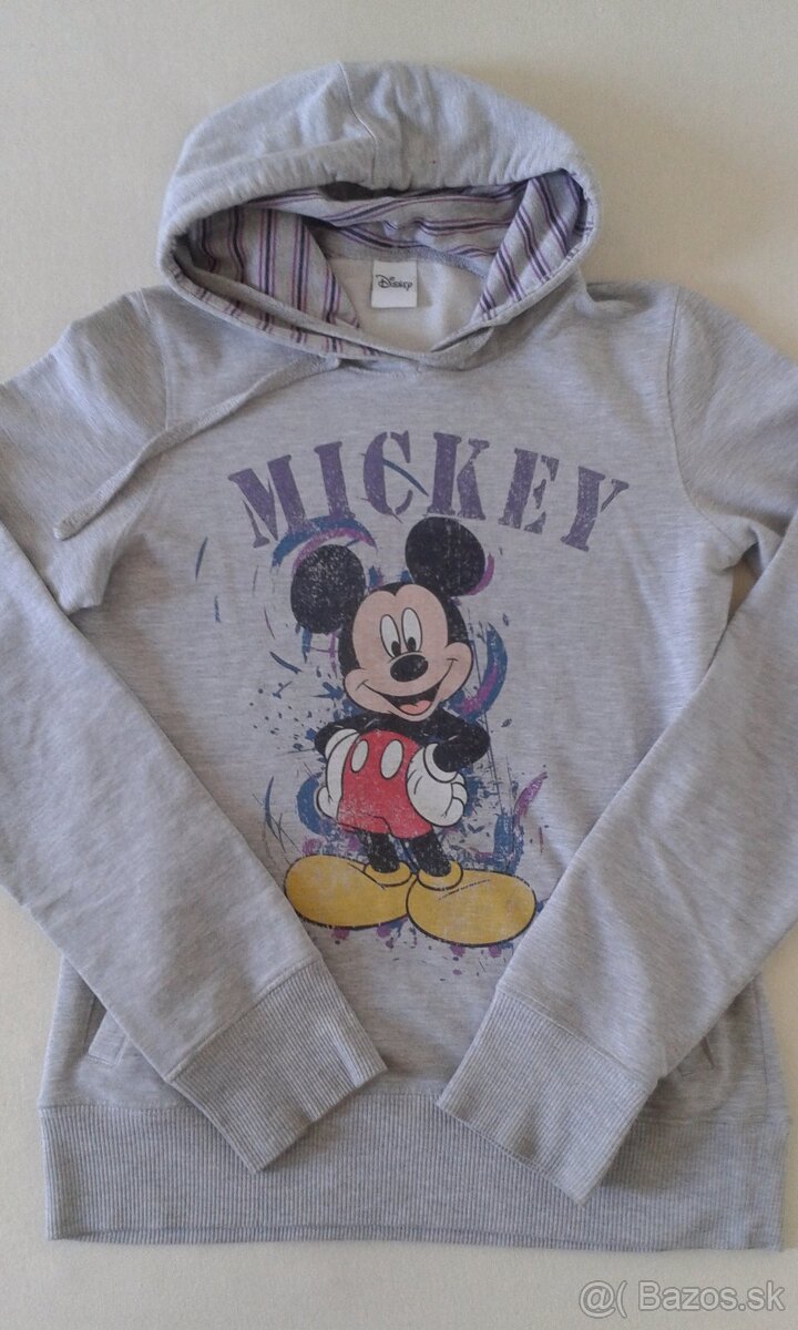 Dievčenská mikina mickey mouse.