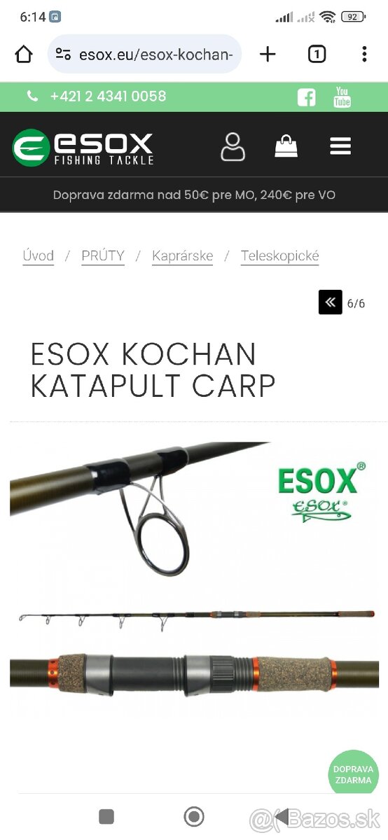 Kúpim ESOX KOCHAN KATAPULT