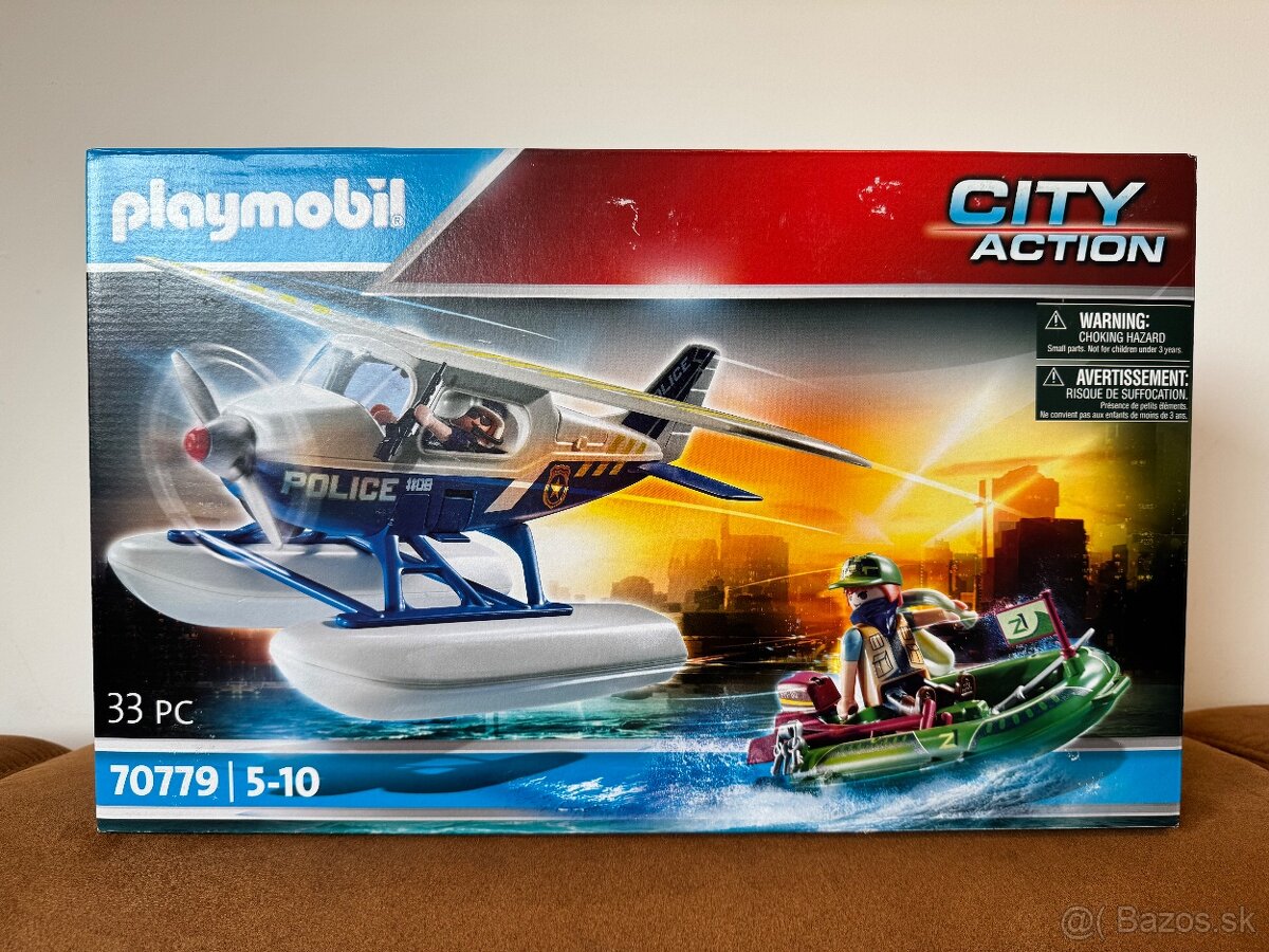 Policajny hydroplan Playmobil