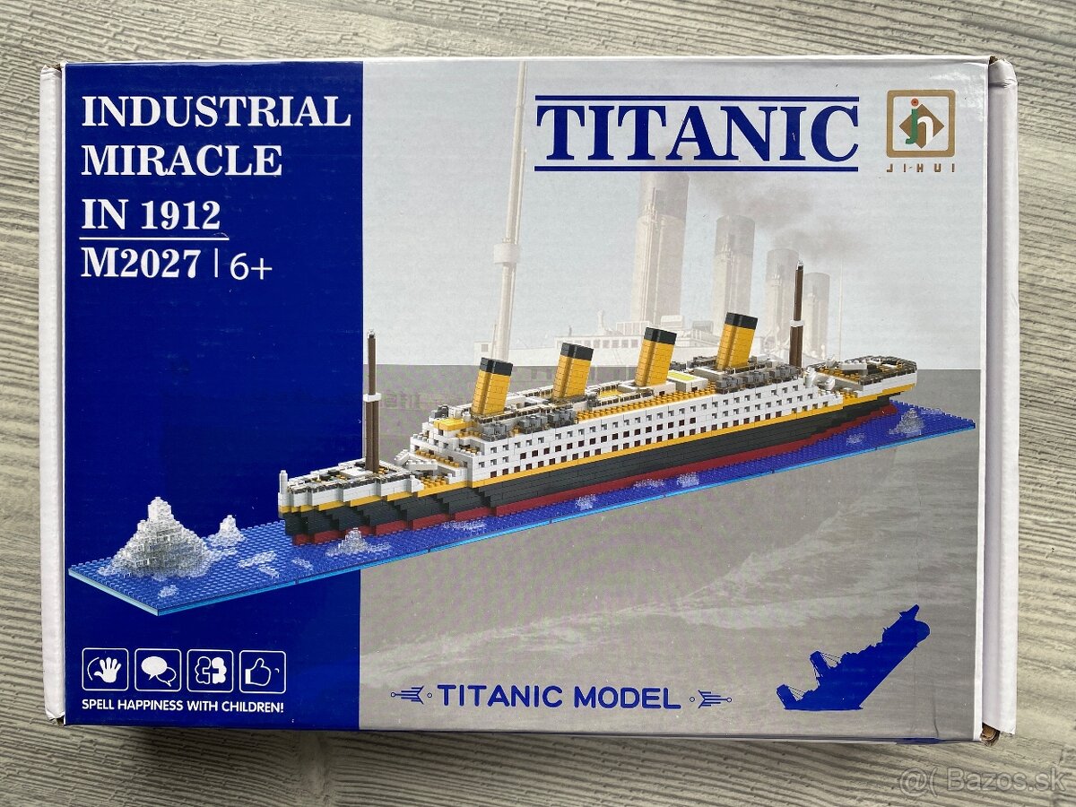 NOVÉ Stavebnice Titanic - 1878ks kostek