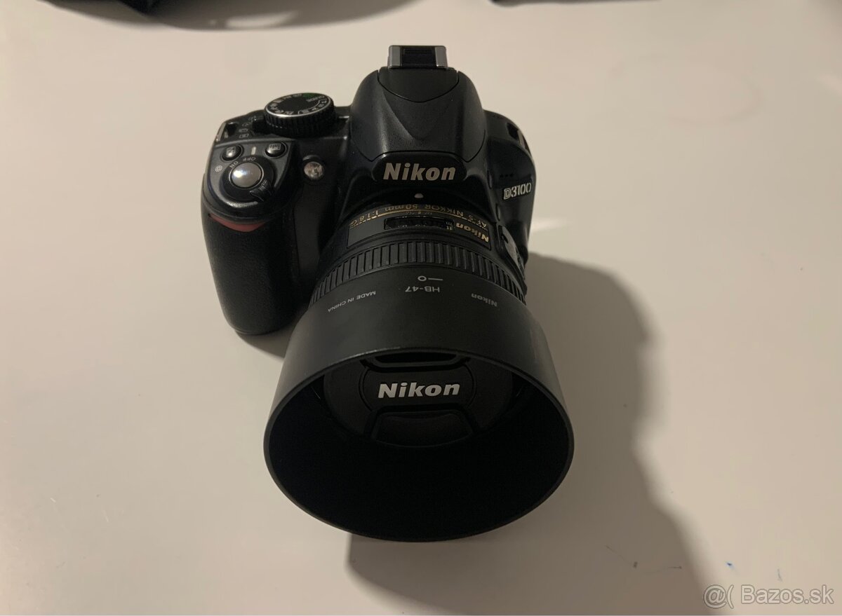 Nikon d3100 s príslušenstvom