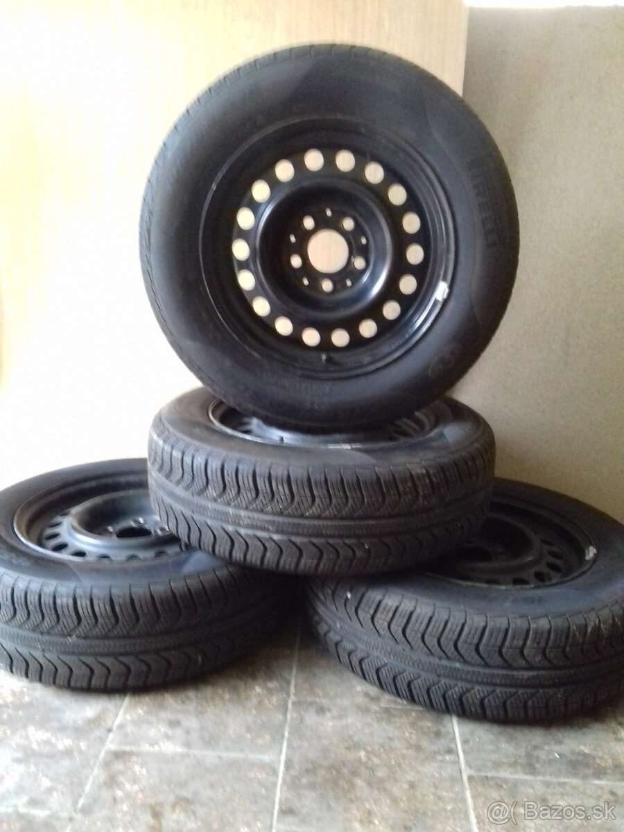 5x112  r15 zimná sada + disky  Mercedes, VW, Škoda