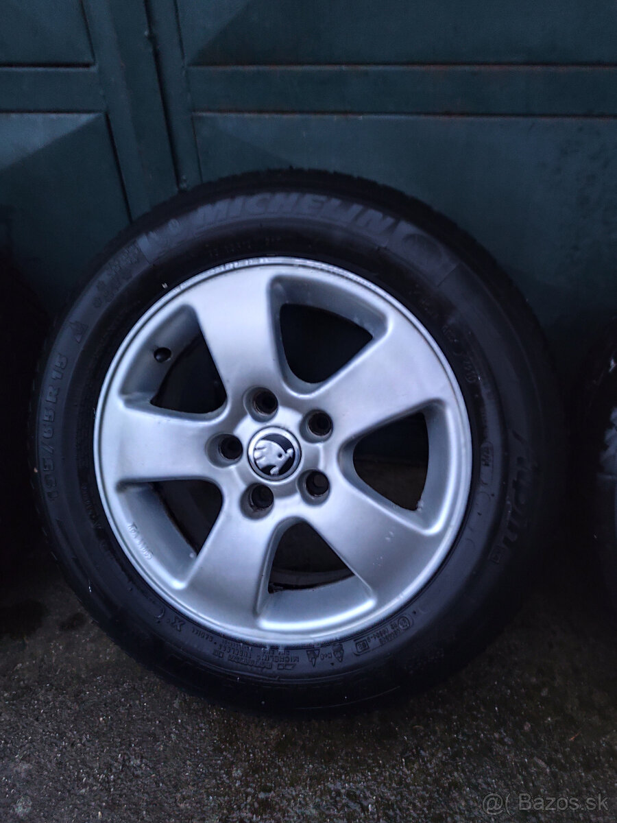 Zimné kolesá  5x112 r15 , 195/65 r15 , VW , Škoda