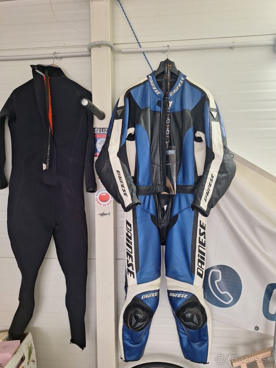 Dainese kombinéza, obuv, chrániče