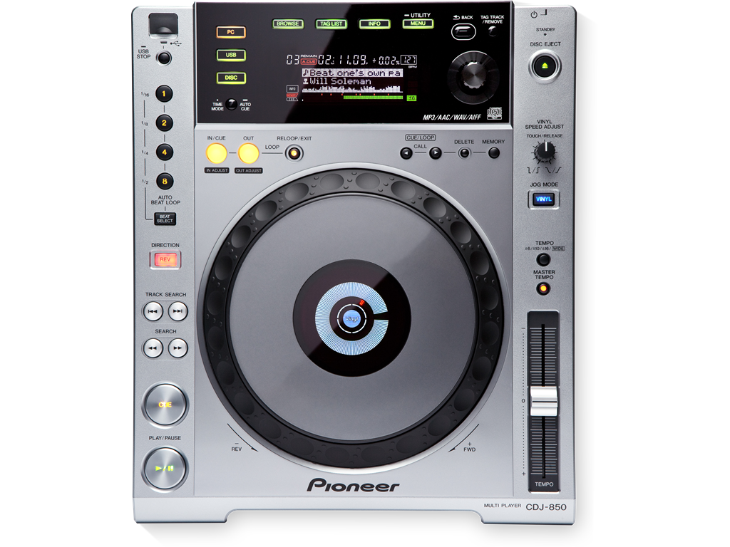 CDJ player Pioneer CDJ850 Silver