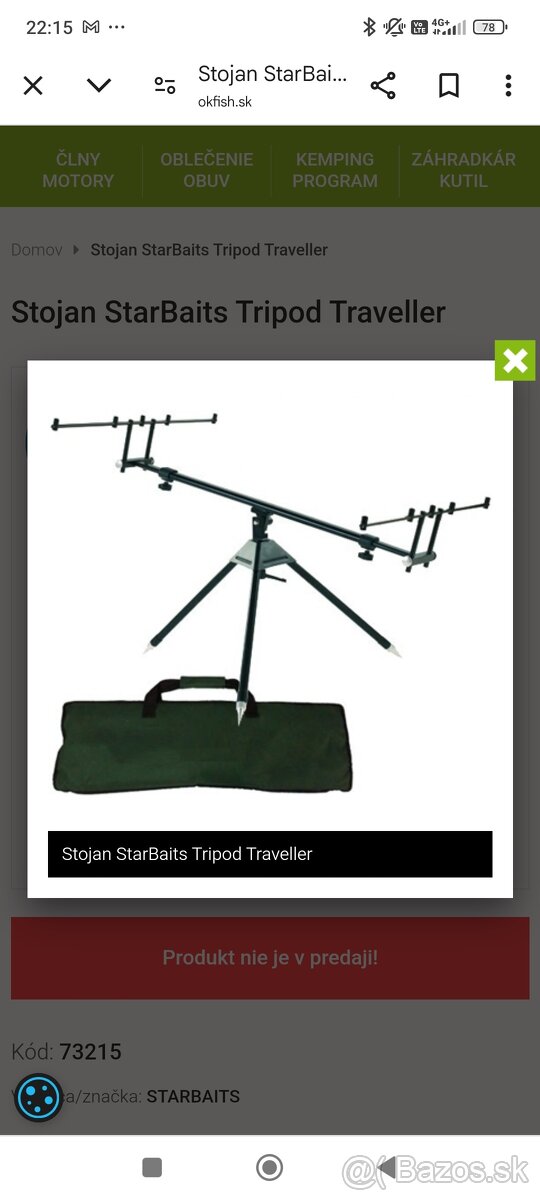 Stojan StarBaits Tripod Traveller