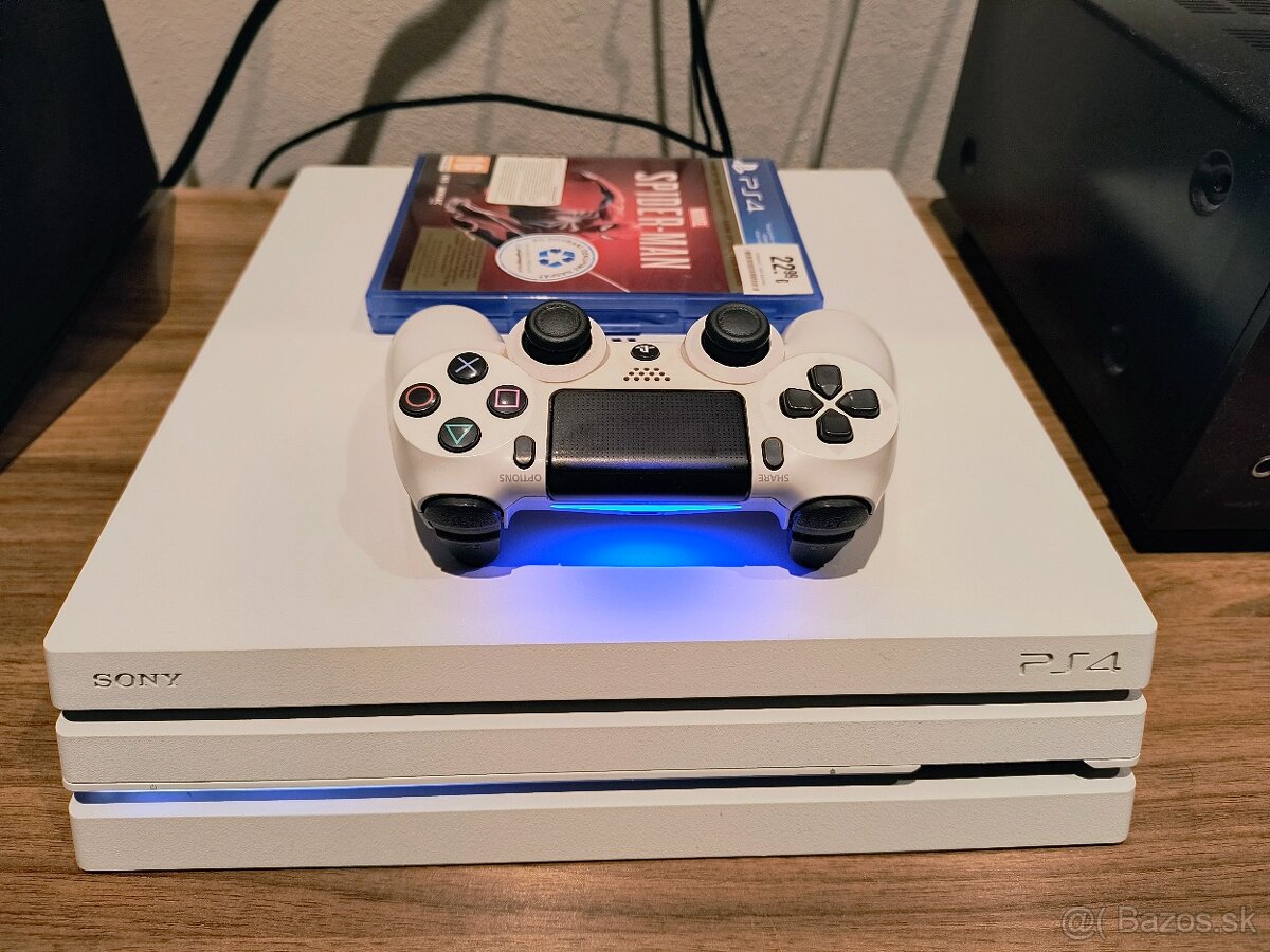 PS4 pro white 500 giga