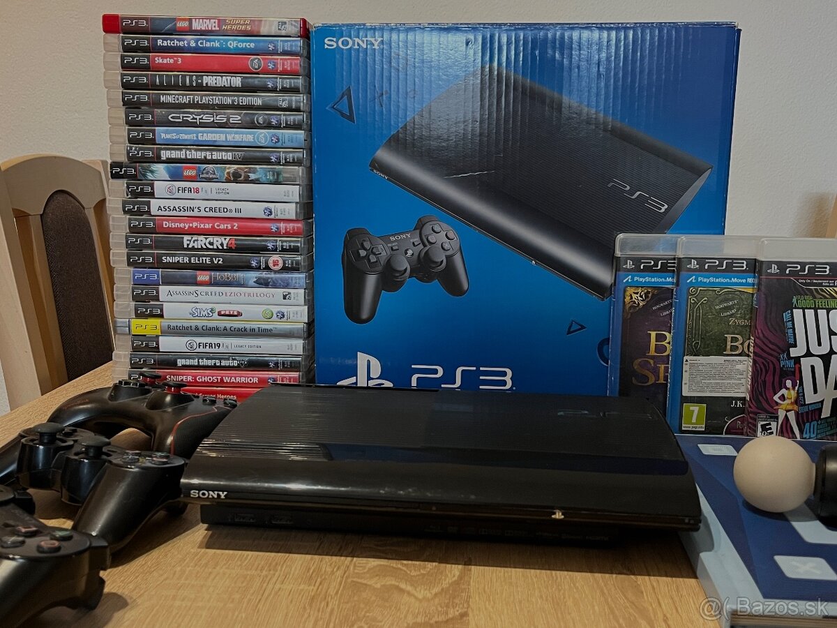 Playstation 3 + príslušenstvo